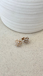 Yatima 18K Gold Earrings - Gold / Pearl