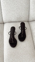 Olympie Heel - Chocolate