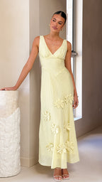 Lavara Maxi Dress - Yellow