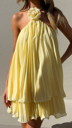 Gia Mini Dress - Yellow