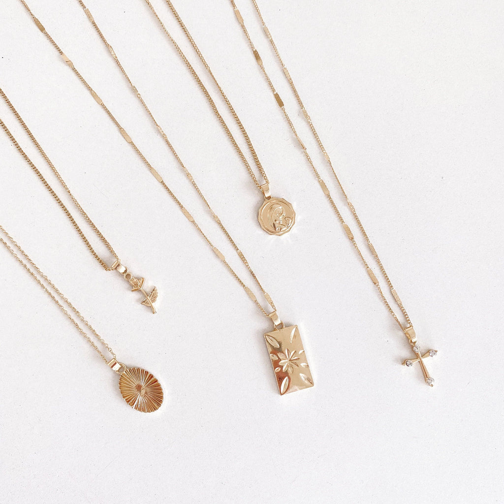 Sierra Fine Necklace Set - Gold