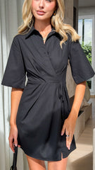 Tish Mini Dress - Black
