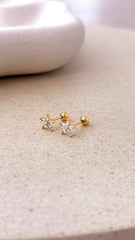 Zoe Earrings - Gold