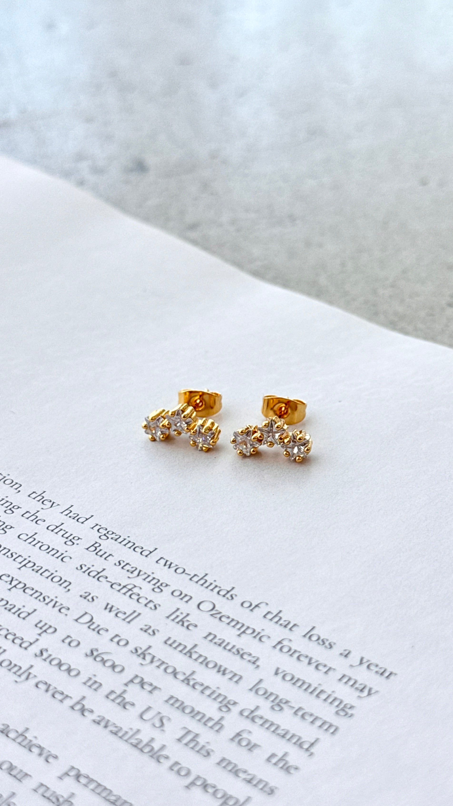 Harriett Earrings - Gold
