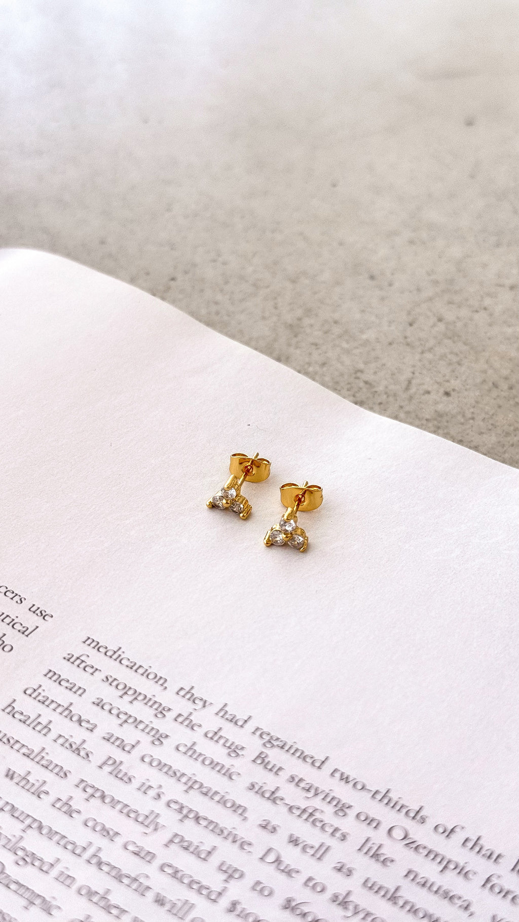 Ashlee Earrings - Gold