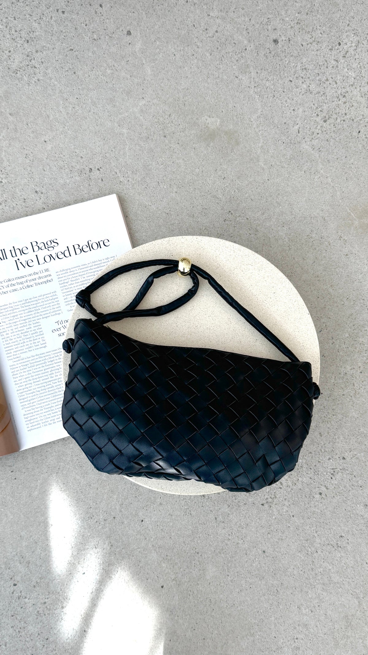 Kacey Handle Bag - Black