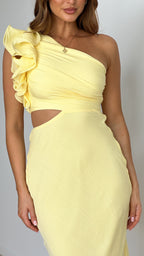 Amina Maxi Dress - Yellow
