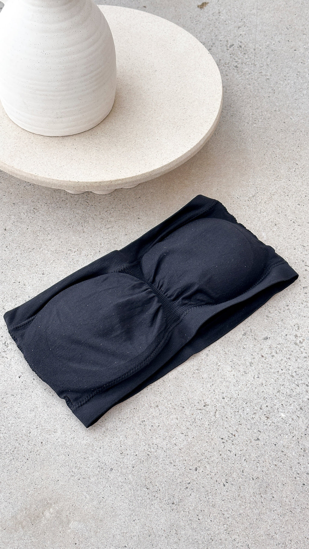Bandeau Bra - Black