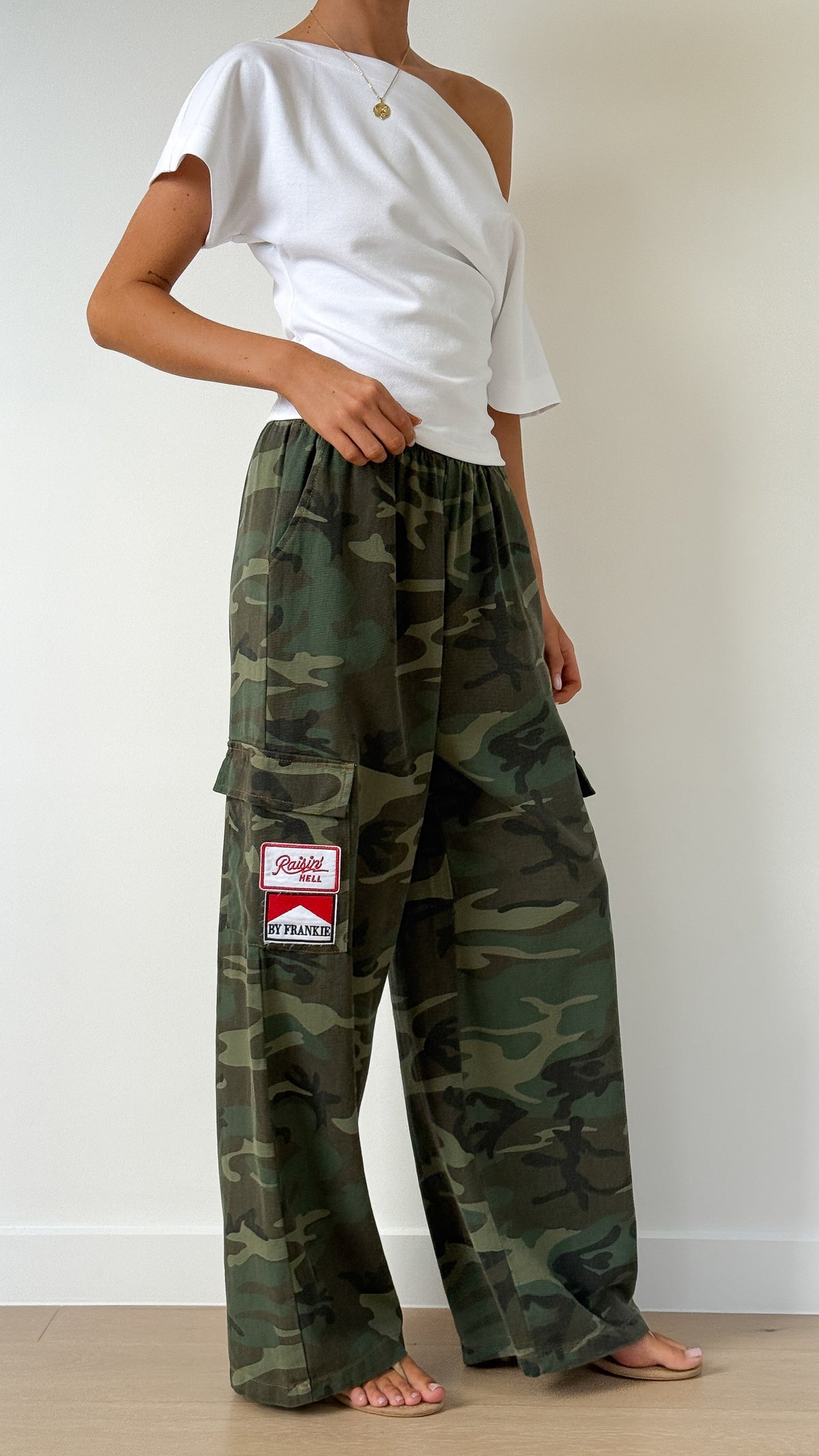 Jazzelle Cargo Pants - Dark Camo