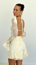 Lanesia Mini Dress - Yellow