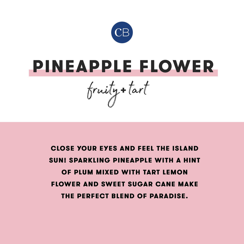 Pineapple Flower Modern Marble Petite Reed Diffuser