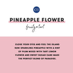 Pineapple Flower Dual Tone Petite Candle