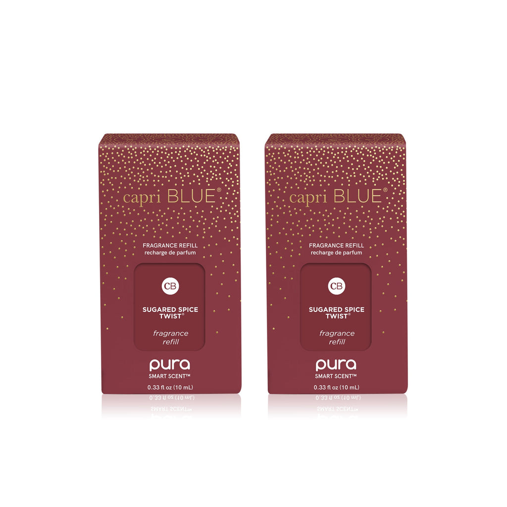CB + PURA Diffuser Refill 2-Pack Bundle, Sugared Spice Twist
