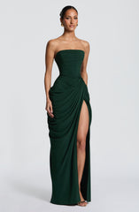 Cyra Maxi Dress - Emerald