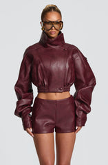 Bailey Jacket - Cherry Lacquer