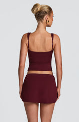 Bea Top - Cherry Lacquer