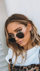 Karmen Sunglasses - Black/Gold