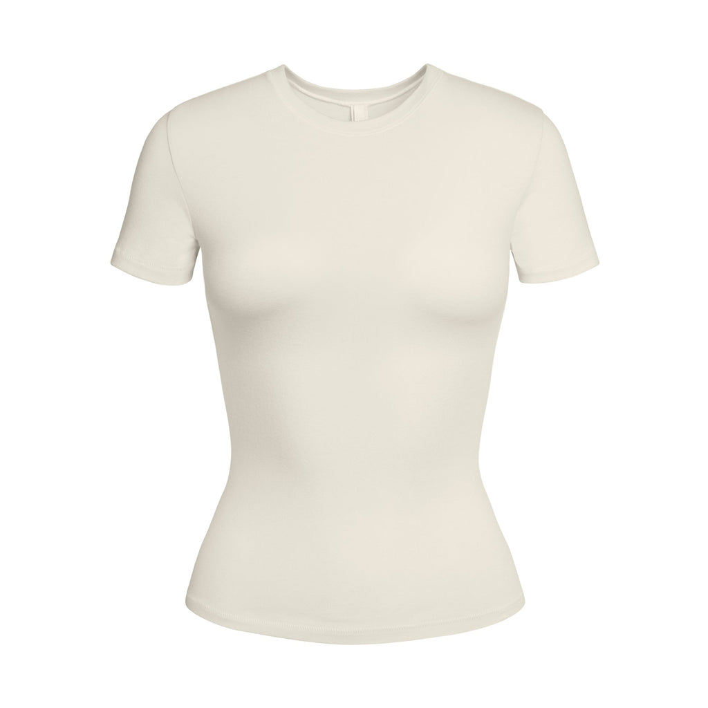Cotton Jersey T-Shirt - Bone