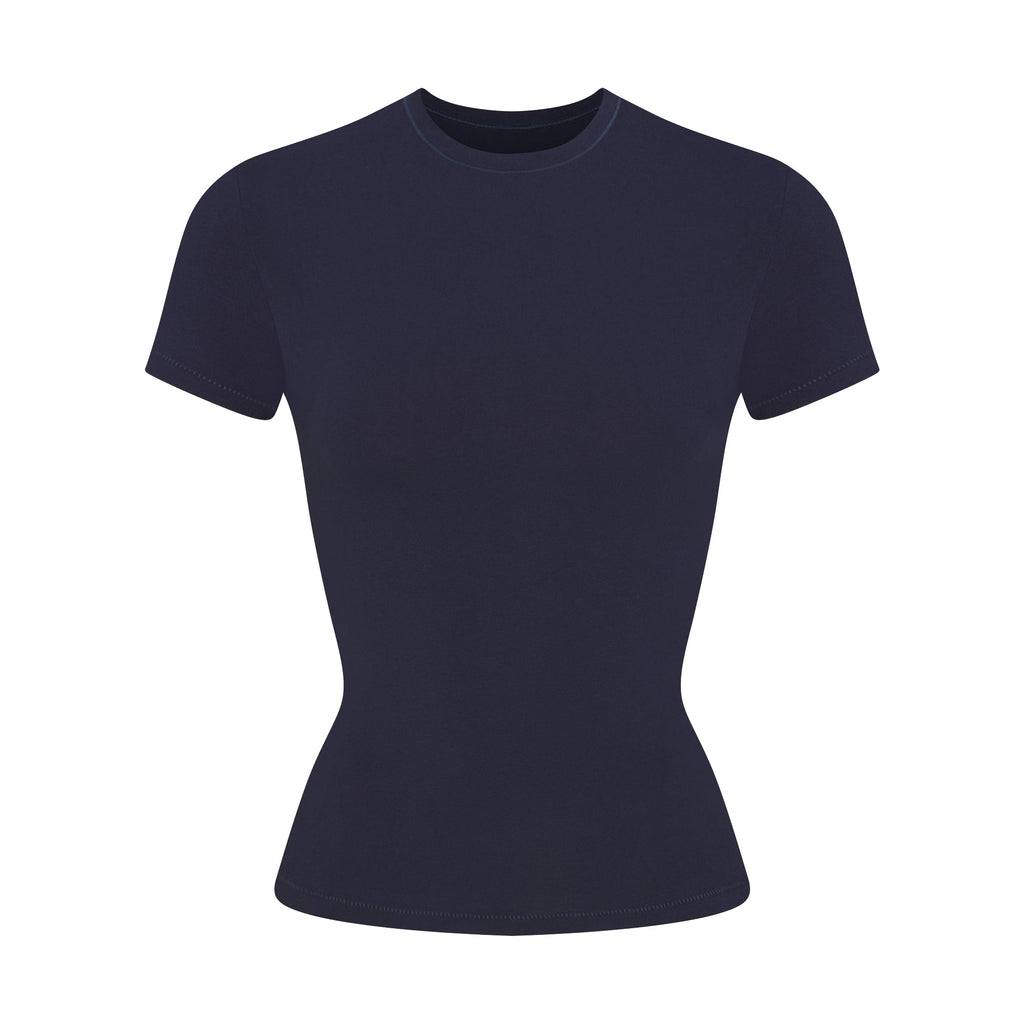 Cotton Jersey T-Shirt - Navy