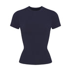 Cotton Jersey T-Shirt - Navy