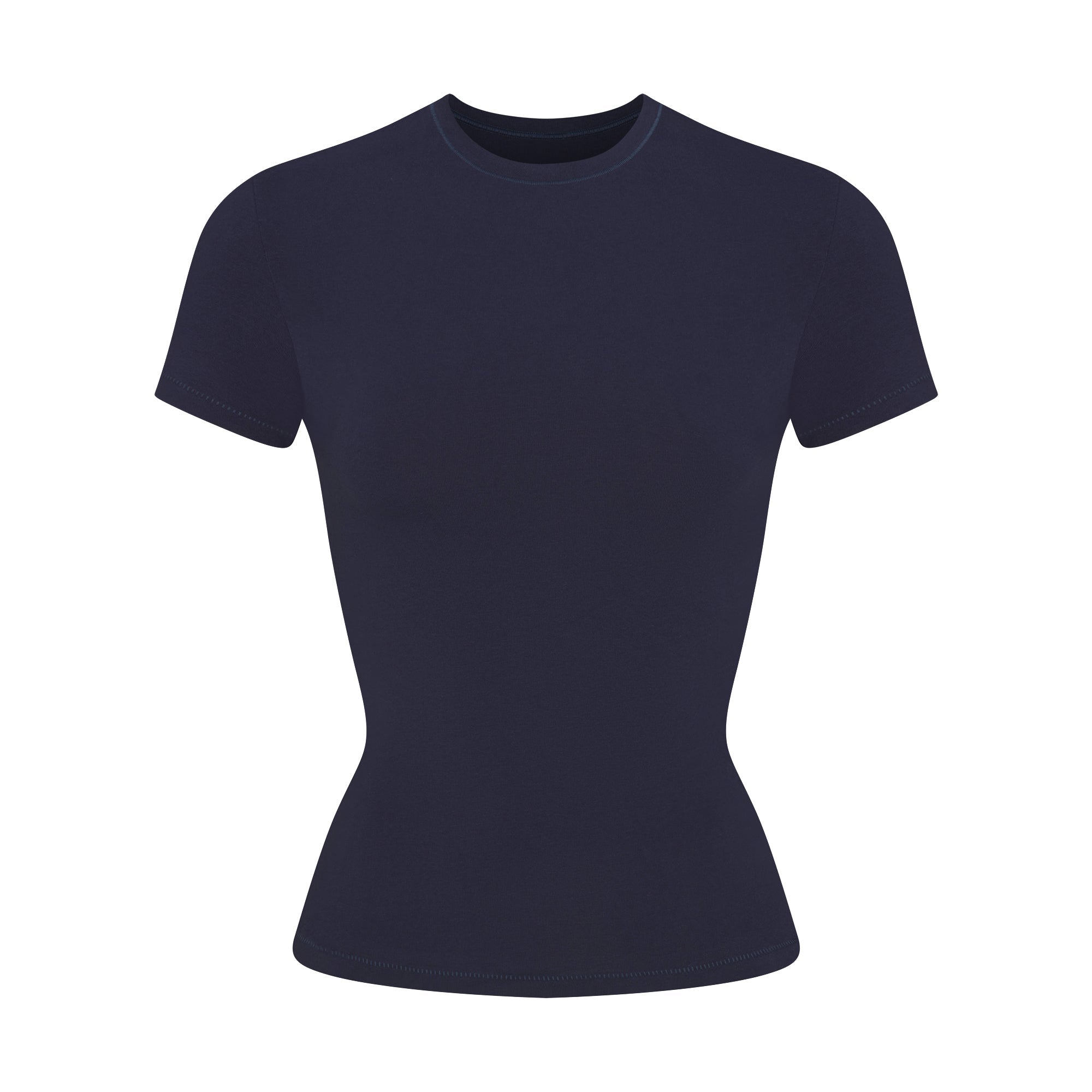 Cotton Jersey T-Shirt - Navy