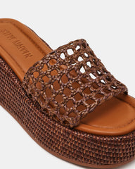 Brandy Brown Raffia