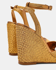Devin Bronze Raffia