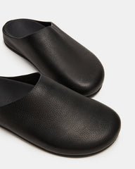 Fern Black Leather
