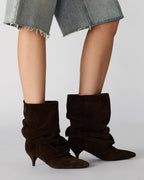 LENNOX BROWN SUEDE