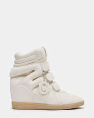 Mavis White Suede