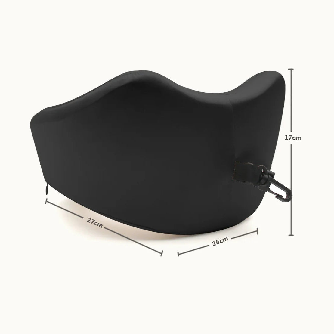 Silk Travel Neck Pillow Comfortable Support Easy Travel