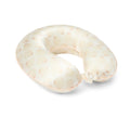 Gingerlily London Silk Travel Neck Pillow, 30x30x9cm / 12"x 12"x 4" Seashell