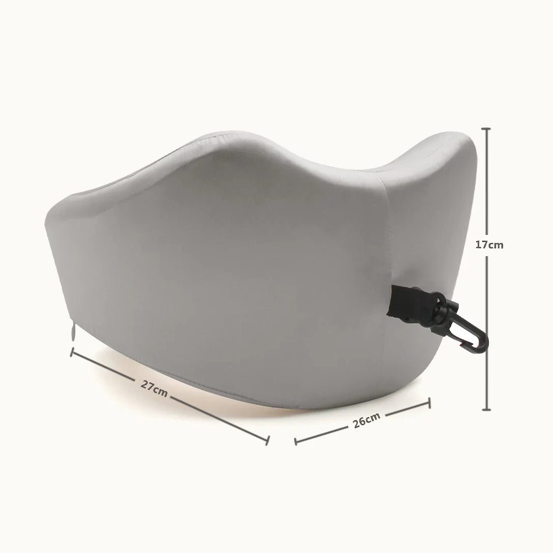 Silk Travel Neck Pillow Comfortable Support Easy Travel