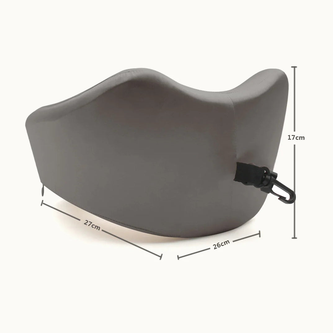 Silk Travel Neck Pillow Comfortable Support Easy Travel