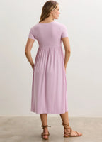The Softest Rib Side Seam Nursing Maxi Dress