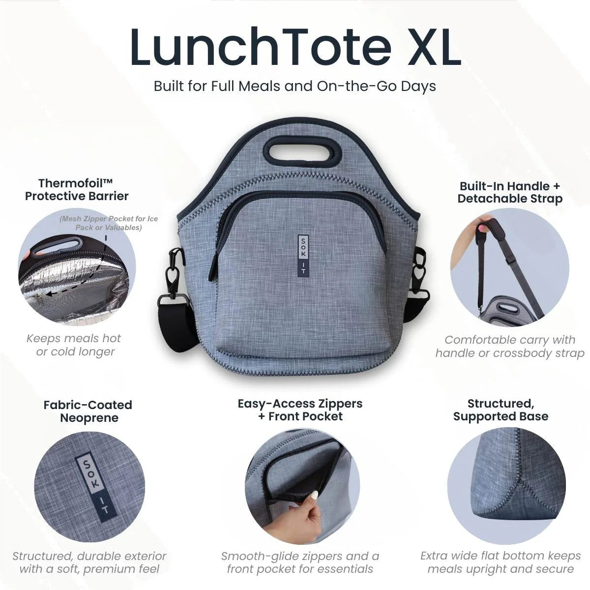 LunchTote XL - Abstract Floral