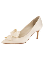 Caitlin Pointed Toe Pump Satin