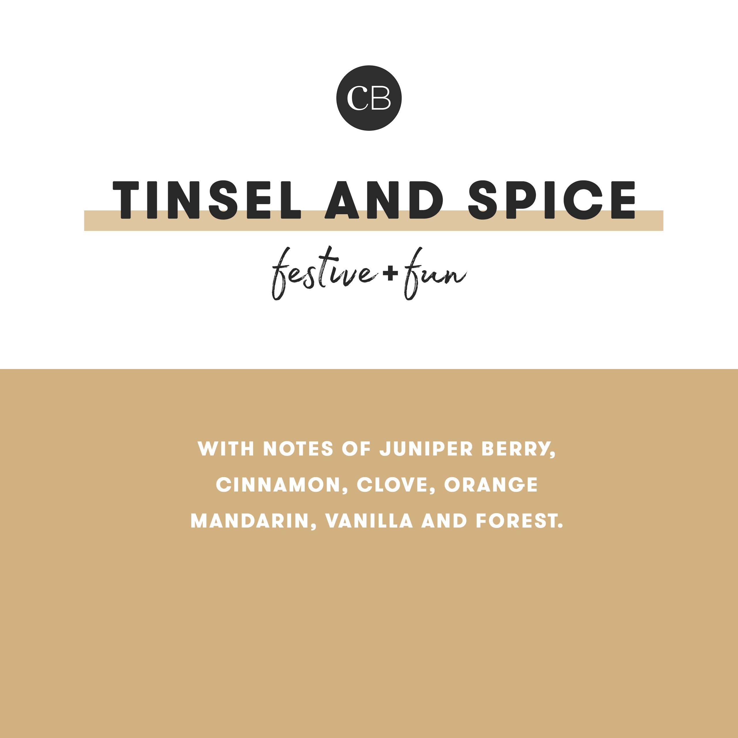 CB + PURA Diffuser Refill, Tinsel & Spice
