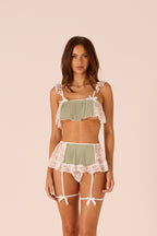 Tansy Green Camisole Set
