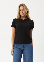 AFENDS Womens Eden - Regular Tee - Black