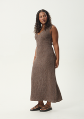 AFENDS Womens Tully - Seersucker Maxi Dress - Hometown Coffee