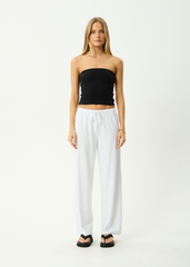 AFENDS Womens Jones - Pant - White