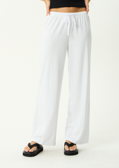 AFENDS Womens Jones - Pant - White