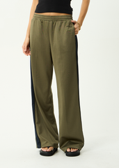 AFENDS Womens Brooklyn - Track Pant - Olive