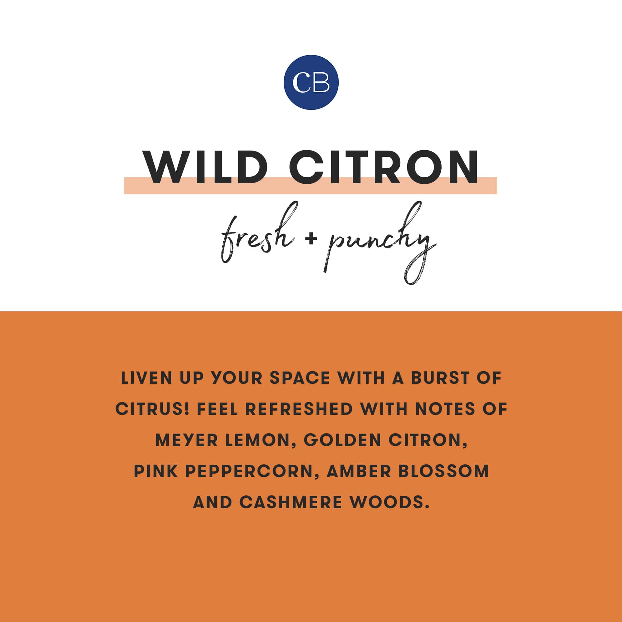 CB + PURA Diffuser Refill, Wild Citron