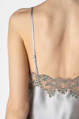 Adelaide Lace Silk Cami & Shortie Set
