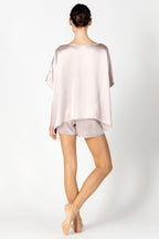 Agatha Nostalgia Kaftan Top and Short Silk PJ Set