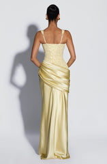 Alexandria Maxi Dress - Lemon