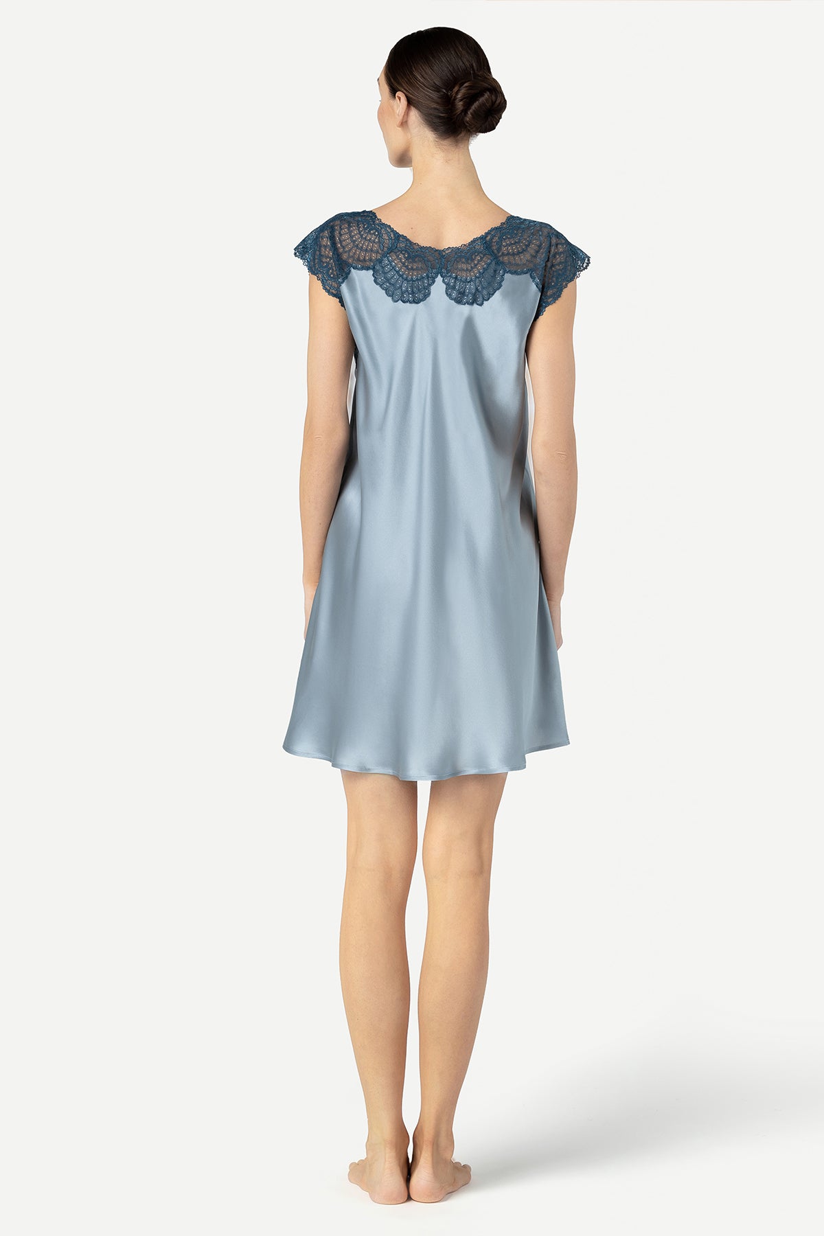 Alice Feminine Lounge Silk Housedress