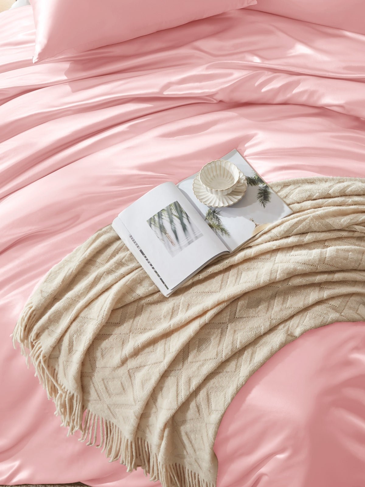 Luxury Silk Comforter Set All Season Bedding